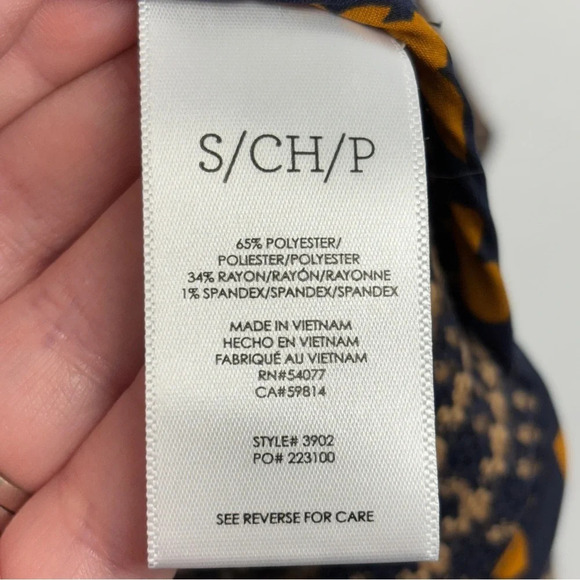 Cabi Flounce Jacket #3902 Tan Brown Navy Tartan Plaid S Zip Front Longline - Picture 9 of 12